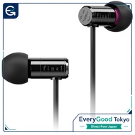 Final E500 In-Ear Canal Earphones – Wired 3.5mm Jack, Binaural VR/ASMR & 360° Audio (Black)【Direct f