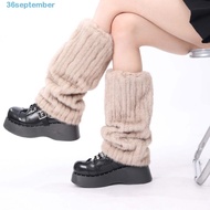 SEPTEMBER Lolita Boots Cover, Y2K Faux Fur Furry Leg Warmers, Fashion Soft Solid Color Japanese Styl