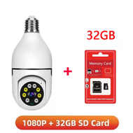 【การรับประกัน1 ปี】ต้นฉบับ Xiaomi CCTV V380 Pro กล้องวงจรปิดหลอดไฟไร้สาย 5G/2.4g ดูได้360 องศา กล้องไร้สาย Night Vision HD กล้องวงจรปิดไร้สาย 1080P IP camera กล้องวงจรปิด FNKvision