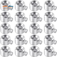 20pcs Crimp Beads for Jewelry Making, Silver Spacer Beads Metal Bead Plug Crimp Pendant for Bracelet