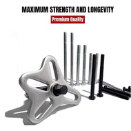 yunhaoSK-46pcs Harmonic Balancer Puller Kit Power Steering Pulley Puller Installer Tool Set Steering