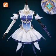 Genshin Impact Odette Spessiva Cosplay Dress - Short Sleeves, Stage Performance