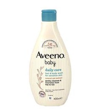 英國版 全新 Aveeno 幼兒 全身( 頭髮+身體)沐浴乳 400ml ( sensitive skin敏感肌膚款)