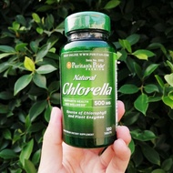 สาหร่ายคลอเรลล่า Natural Chlorella 500 mg 120 Tablets (Puritans Pride®) Supports Health And Wellness