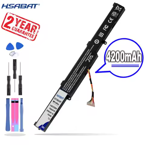 New Arrival [ HSABAT ] 4200mAh Battery for ASUS GL752JW GL752 GL752VL GL752VW N552 N552V N552VW N752