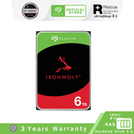 Seagate 6TB Ironwolf NAS HDD 3.5" 5400RPM C/256MB SATA-III (ST6000VN006_3Y)