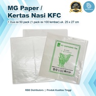 MG Paper Cap Gajah Rice Wrapping Paper 100 Sheets Rice Paper Food Grade