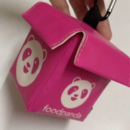 foodpanda 外送吊飾小包包 鑰匙圈 可裝鑰匙 /單售@p39-4