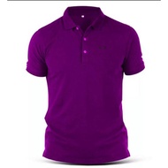 EMBROIDERY/SULAM AX LOGO SHORT-SLEEVE COLLAR T-SHIRT FOR MEN AND WOMEN (AX1)