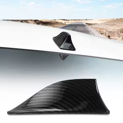 Car Shark Fin Antenna Signal Aerials Carbon Fiber Style for MG ZS EV MG6 EZS HS EHS 2019 2020 Roewe 