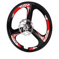 One wheel bicycle wheel hub / 24/26 20/22 inch mountain wheels V brake rims on a plat Integrated Whe