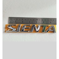 SIENTA Chrome Car Trunk Emblem Sticker