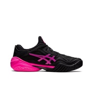 Asics Court FF 3 Anti slip and wear-resistant men's breathable low cut tennis shoes (Black Glossy Pi