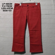 CELANA SOFT JEANS 7/8 WANITA BRANDED UNIQLO