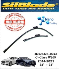 Mercedes Benz C-Class W205 Wiper Blade 2014-2023 Size 22"+22" (H) Silblade Coating Wiper Blade C180