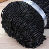 Cotton Wax Rope1.5MM Tag and Bead Garment Accessories Shoe Lace Woven Wax Thread Ribbon Factory Yong