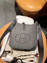 Hermes Mini Evelyne 石板灰