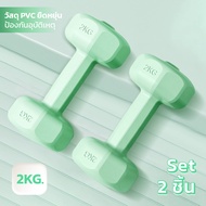 ดัมเบลคู่  Dumbbells ออกกำลังกาย ดัมเบล ฟิตเนส ดัมเบล2ชิ้น ดัมเบล 1kg 3kg 4kg 6kg ดัมเบลสำหรับผู้หญิ