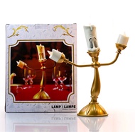 全新現貨💡美女與野獸 Lumière 夜燈 氣氛燈 裝飾 擺設 蠟燭台－盧米亞爵士 聖誕禮物 交換禮物 beauty and the beast belle