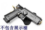 2館 AMOMAX STI HI-CAPA 硬殼 快拔槍套 碳纖維 Carbon ( 腰掛硬殼BB槍玩具槍手槍套