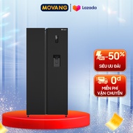 Tủ lạnh Casper Inverter 458 lít RS-460PBW - Đèn LED chiếu sáng Lấy nước bên ngoài Khay kệ linh hoạt