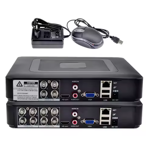 AZISHN 5MP 5 in 1 CCTV Mini DVR TVI CVI AHD CVBS IP Camera Digital Video Recorder 4CH 8CH AHD DVR NV