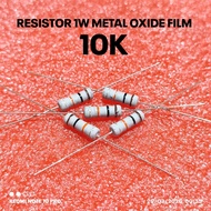 (PER 5 PIECES) RESISTOR 1W 1WATT 10K 10K KILO CF 5% ROHS