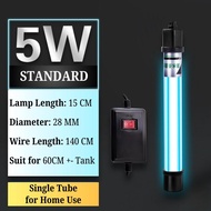 READY STOCK UV Aquarium UV Light LED 3W 5W 7W 9W 11W EVO for Fish Tank UV Sterilization Water Purifi