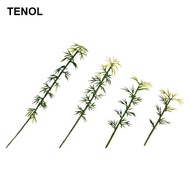 [TENOL] 100PCs Model Bamboo Trees, Artificial Ornament Train Landscape Architecture