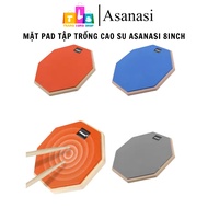 Exercise Pad Clear 8 Inch Asanasi Good Elastic Rubber Wooden Base Anti-Slip Drum Practice