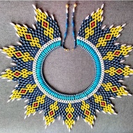 Tango Moden Iban Sarawak Tema Merdeka Biru Hitam