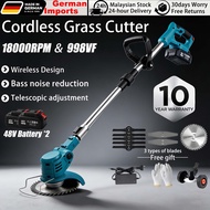 Bosch Mesin Rumput bateri Lawn mower 998VF Battery Multifunction Cordless fold Pemotong rumput grass