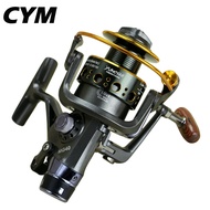 CYM รอกตกปลาด้านหน้าและด้านหลังรอกตกปลาออกแบบเบรกคู่ชุด3000-6000 MG รอกตกปลา Nemesis เครื่องมือ