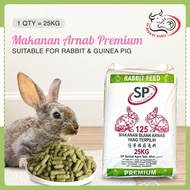 SP BERKAT 125 Rabbit Food Pellet Makanan Arnab Murah Dedak Arnab Premium Rabbit Feed 兔子饲料 [25KG]