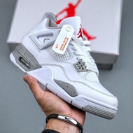 Basketball shoes NK-AJ aj4 retro white cement recreational sports shoes CT8527-100----
