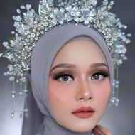 40H HEADPIECE WEDDING/ BRIDAL HIJAB ACCESSORIES SUNTING WEDDING/ MODERN SUNPOLE