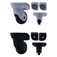 time* 1 pair Travel Suitcase Luggage Replacement Parts Universal 360 Degree Swivel Wheel Repair Acce