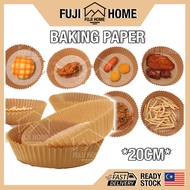 🏠READY STOCK🏠50pcs 100pcs 20cm Air Fryer Disposable Baking Papers Parchment Paper Liner Oil Proof No