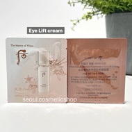 ( New❗️Eye Lift Cream : exp 2027) The history of Whoo Cheonyuldan Ultimate Regenerative Eye Lift Cream (1ml)