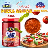 580gm BURCU Pizza Sauce with Basil Sos Pizza Borong Pizza Sauce Bulb Sos Piza 番茄披萨酱