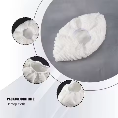 3Pcs Cotton Brush Head Cover for Karcher SC2 SC3 SC4 SC5 Steam Cleaner Part Accessories Rich