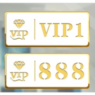 Acrylic VIP Sign/Creative Number Plate/Hotel Box House Sign Customization/VIP Room Sign/Yajian KTV S