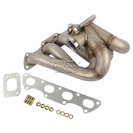 AP03 T3 T4 Turbo Manifold 44mm V-Band Wastegate Turbo Exhaust Manifold for Honda Civic B16 B18 INTEG