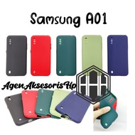 SMPC TPU Candy Samsung A01 A015F 5.7 SoftCase Macaron ProtectionCamera