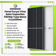 PROMO- SNI TRINA SOLAR 550WP MONOCRYSTALLINE TIER 1