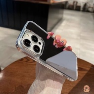For IQOO Z10 Z9 Turbo+ Z9X Z9s Pro U5E U5X U5 U3 U3X Z5X Z3 Z1 5G 4G Phone Case Simple Makeup Mirror