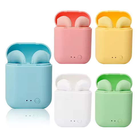 Macaron Bluetooth Headset Matte Sports Binaural Wireless tws Bluetooth Headset 5.0 Music Headphones 