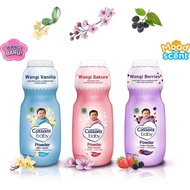 Cussons Baby Powder Bedak Bayi Pink Kuning Biru Ungu 350 + 150 g