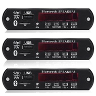 3X Bluetooth 5.0 MP3 Decoder Board DC 5V 12V Car FM Radio Module Support TF USB AUX for Car Phone