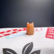 阿拉善 碧玉 九尾狐姬雕刻 DIY手鍊配件 神恩感謝 安泰祈願